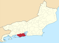 Location in the state of Rio de Janeiro