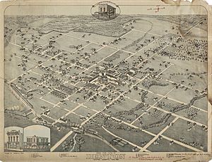 Denton, Texas in 1883