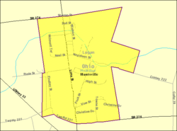Detailed map of Huntsville