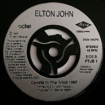 Elton John - Candle In The Wind 1997 7 inch