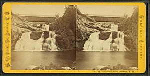 Good Rich Falls, Bartlett, N.H, by Pease, N. W. (Nathan W.), 1836-1918