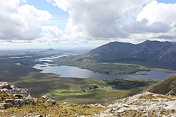 Lough Inagh, Inagh Valley from Letterbreckaun