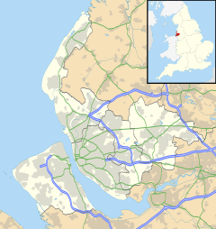 St Helens is located in Merseyside