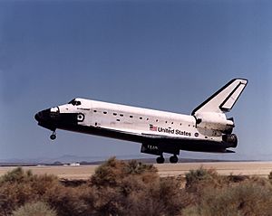 STS-111 landing