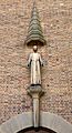 Statue of Christ on All Saints church, Coneyford Road, Shard End, Birmingham - Bloye