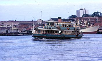 Sydney ferry LADY DENMAN September 1970