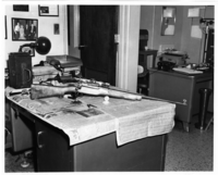 6.13, 1963. Rifle that killed Medgar Evers. Located latent fingerprints on telescopic site. Medgar was shot off Delta Drive, Jackson, Miss.