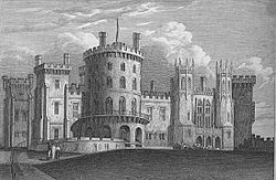 Belvoir Castle from Jones' Views (1819)