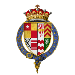 Coat of arms of Sir John de Vere, 15th Earl of Oxford, KG