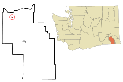 Location of Starbuck, Washington