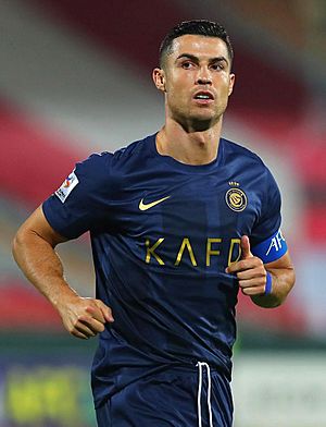Cristiano Ronaldo playing for Al Nassr FC against Persepolis, September 2023 (cropped).jpg