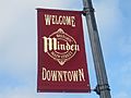 Downtown Minden welcome sign IMG 3742