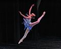Grace in winter, contemporary ballet