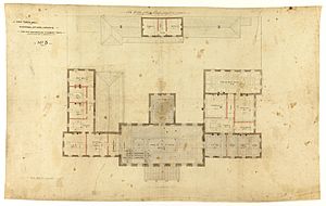 Plan of Hobart Town Hall signed by the architect Henry Hunter. nd (15200174801)