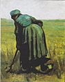 Vincent van Gogh - Bäuerin beim Umgraben