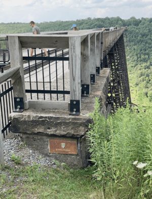 2019 09 ASCE NHCEL Pennsylvania- Kinzua Bridge ASCE plaque