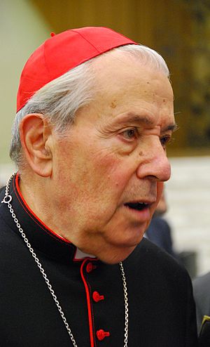 Cardinal Silvestrini in November 2006