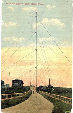 Brant rock radio tower 1910
