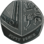 British fifty pence coin 2015 reverse.png