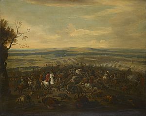 Copy after Jan van Huchtenburgh (Haarlem 1647-Amsterdam 1733) - The Battle of Oudenarde, 1708. - RCIN 404900 - Royal Collection.jpg