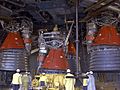F-1 Engines Being Installed