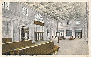 Interior, Union Station, Burlington, VT