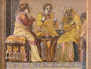 Pompeii - Villa del Cicerone - Mosaic - MAN