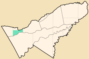 Location within Pando Department