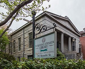 Providence Athenaeum exterior sign 2014.jpg
