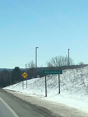 Sign on eastbound M-72 (March 2018)