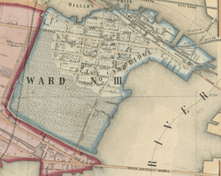 1854 EastCambridgeMA map byWalling BPL 12775