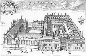 Brasenose College from Loggan's Oxonia Illustrata