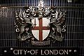 Coat of arms of city of London - Blackfriars station