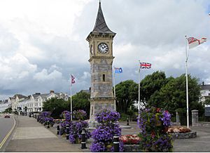 Exmouth clock tower south devon arp