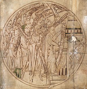 Guthlac Roll - The benefactors