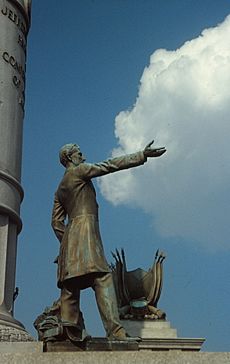 Jefferson Davis statue, Richmond VA, USA