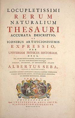 Locupletissimi rerum naturalium thesauri accurata descriptio, et iconibus artificiosissimis expressio, per universam physices historiam BHL41047258
