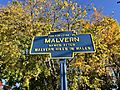 Malvern PA Keystone Marker on King Road EB