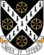 St-Catherines College Oxford Coat Of Arms (Motto).svg