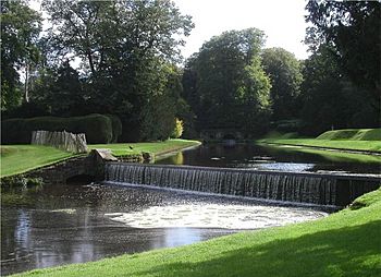 Weir in Studley Royal Gardens - geograph.org.uk - 331317.jpg