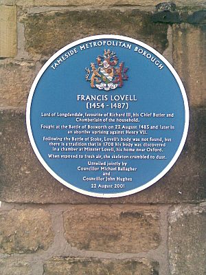 Blue Plaque of Francis Lovell