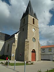 The church in Châteauneuf