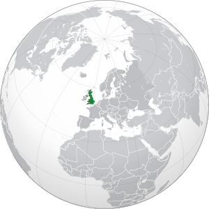 Europe-UK (orthographic projection)