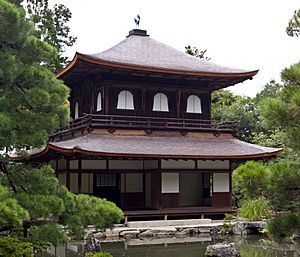 Ginkaku-ji after being restored in 2008