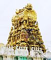 Kamakshi Amman Temple with golden roof, Kanchipuram