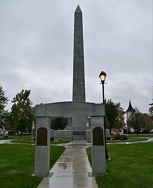Monument in Fort Recovery, Ohio