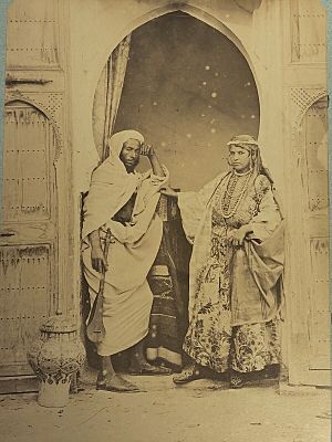 Moroccan couple from Tangier by George Washington Wilson
