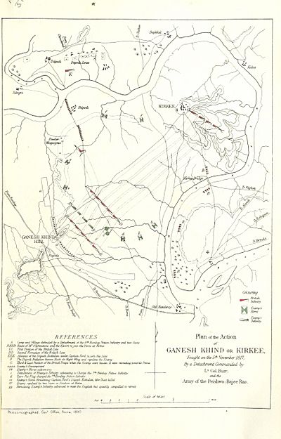 Plan of action at the Battle of Khadki