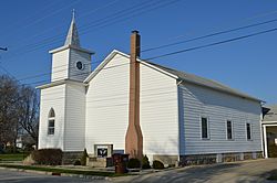 Methodist church on Main Street