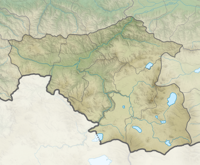 Relief Map of Samtskhe-Javakheti